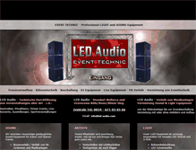 Tablet Screenshot of led-audio.com